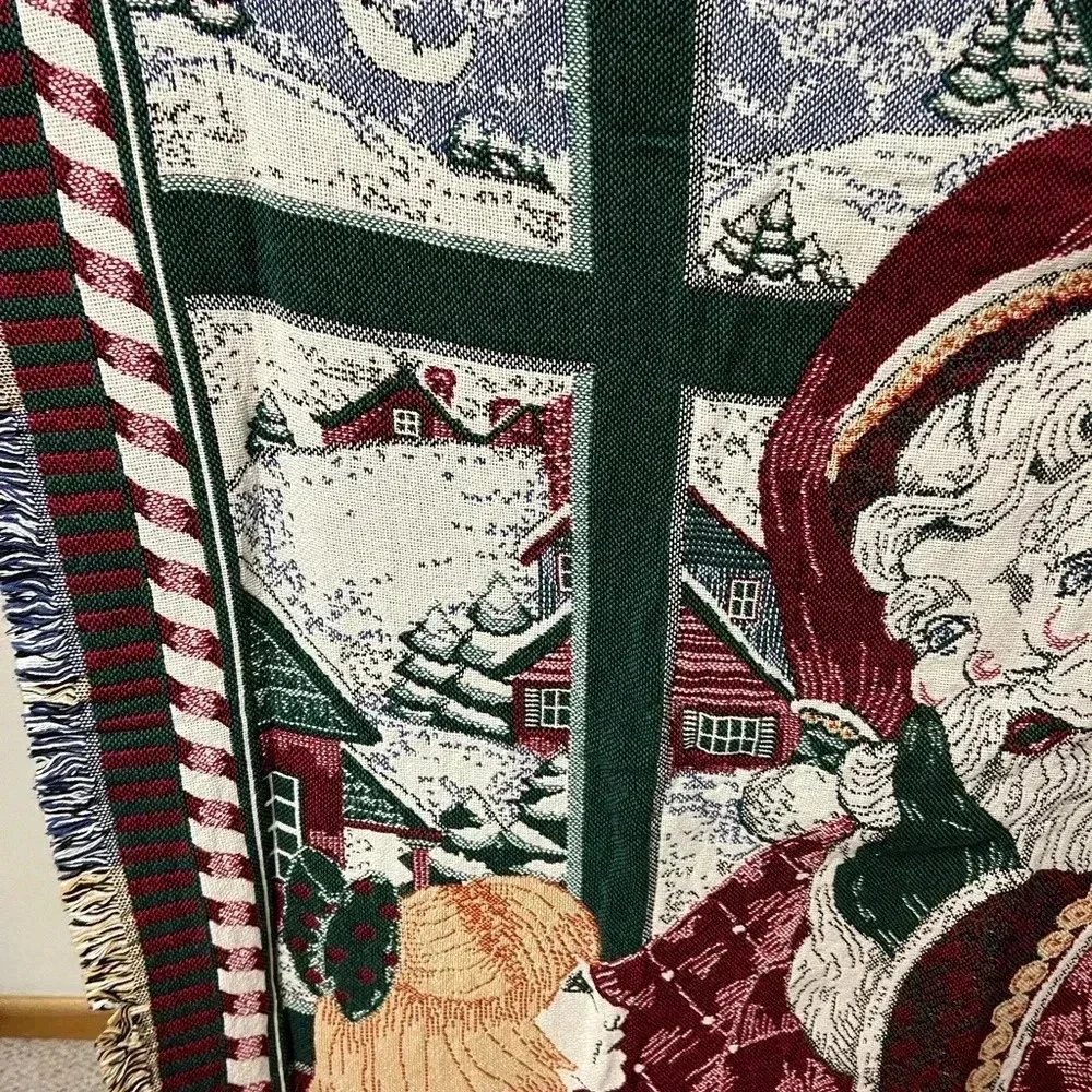 Christmas Santa Goodwin Weavers Throw Blanket 58